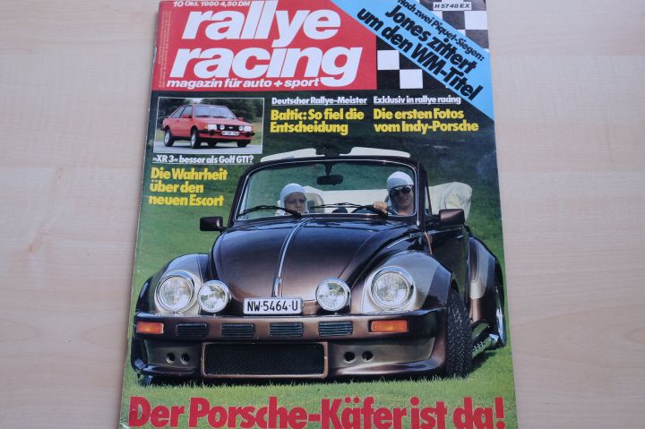 Deckblatt Rallye Racing (10/1980)